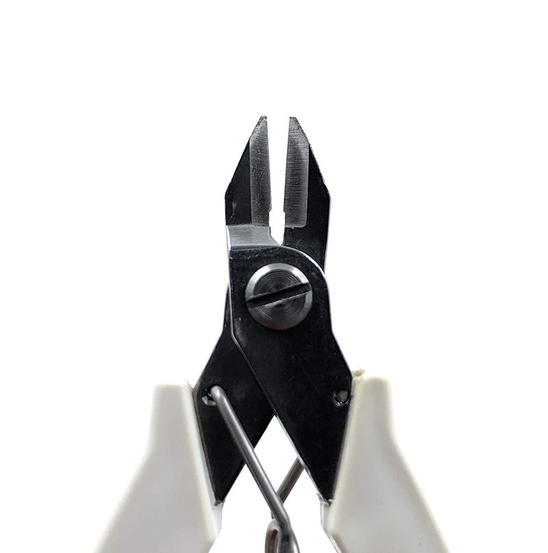 Fozti Fozti Stainless Steel Mini Diagonal Nipper Top Cutter Electro Plier 45 Multipurpose Plastic Coated for Wire Plastic Cutting Jewellery Making Repair Electronic Watchmaking Hobby Crafts DIY  - Image 4