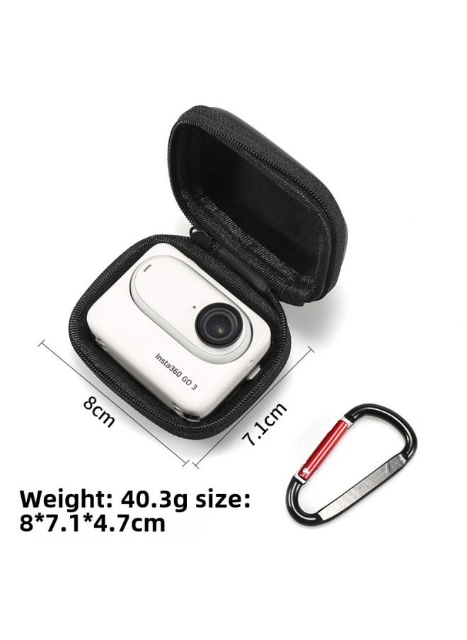 Generic Insta 360 GO3S Body Bag Shadow Stone Go3s Thumb Camera Storage Bag 360 GO3 Storage Bag Accessories-Color:Insta Go3 Black Body Bag  - Image 1