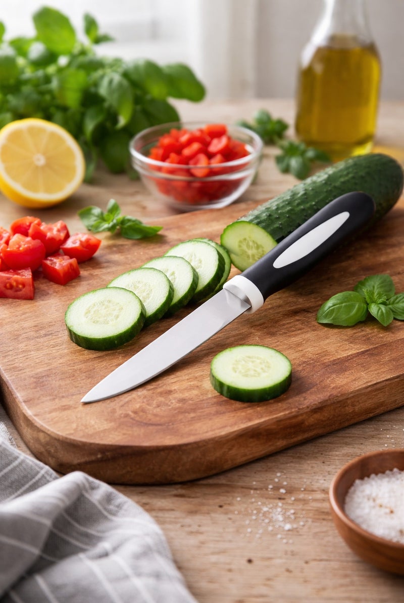 ديسينت ديسنت برايم إدج 2 بيس نايف سِت | ليزر نايف آند فيجيتابل بيلر | ستينلس ستيل بليدز – رَست ريزِستَنت | نون ستك نايف سِت | كيتشن كَتّينغ تولز سِت - Image 5