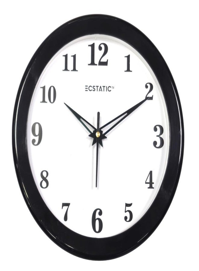 ECSTATIC Wall Clock (Black) - Image 1