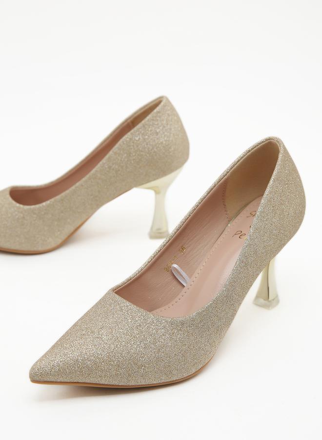 سنيك ايه بيك كعب عالٍ مدبب لامع - Image 4