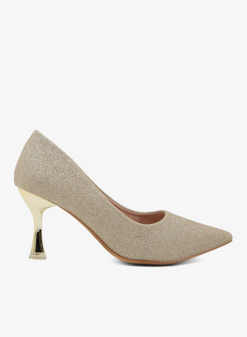 سنيك ايه بيك كعب عالٍ مدبب لامع - Image 1