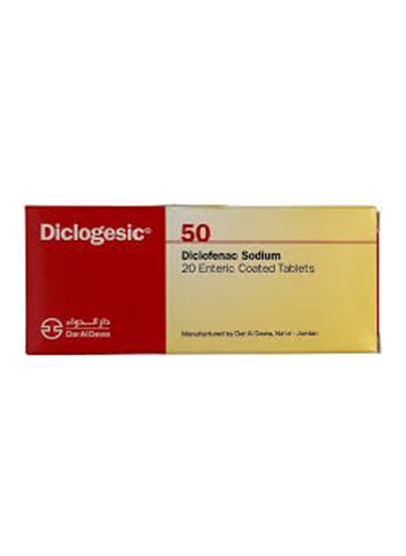 Diclogesic - 5Omg Tablets 20'S - Image 1