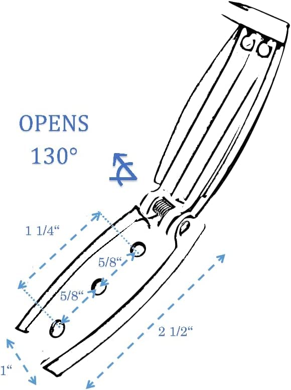 H. Bowes 12 PCS. - RV Camper Trailer Baggage Door Clip COMPARTMENTCATCH Holders 888 White (12) - Image 4