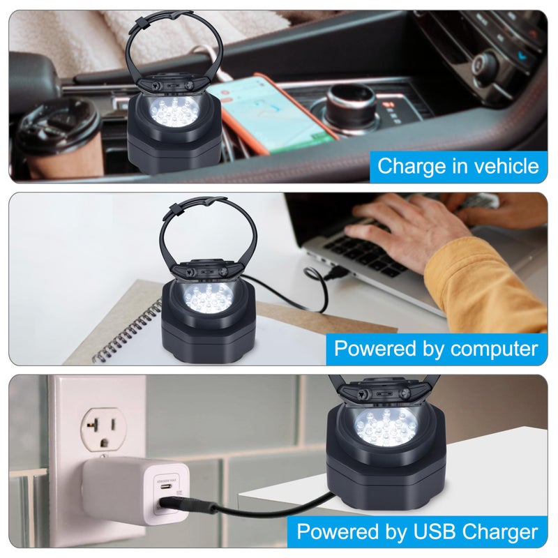 CoolFire (The Original) - USB-C UV Free Solar Watch Fast Charger for All Eco Solar Watches. Safe 24/7 Charging (No 8H Timer Needed). Reloj Hombre Portable Charger. BK - Image 5