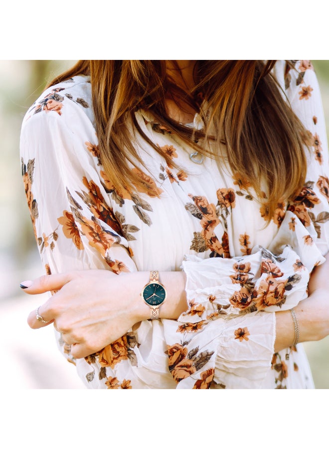 كينيث سكوت ساعة نسائية بعقارب من خليط معدني - -  مم - Image 5