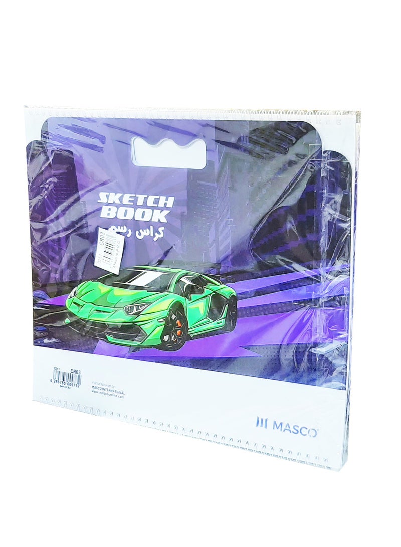 ماسكو دفاتر رسم وتخطيط (عبوة من 6) – ورق ناعم عالي الجودة - Image 2