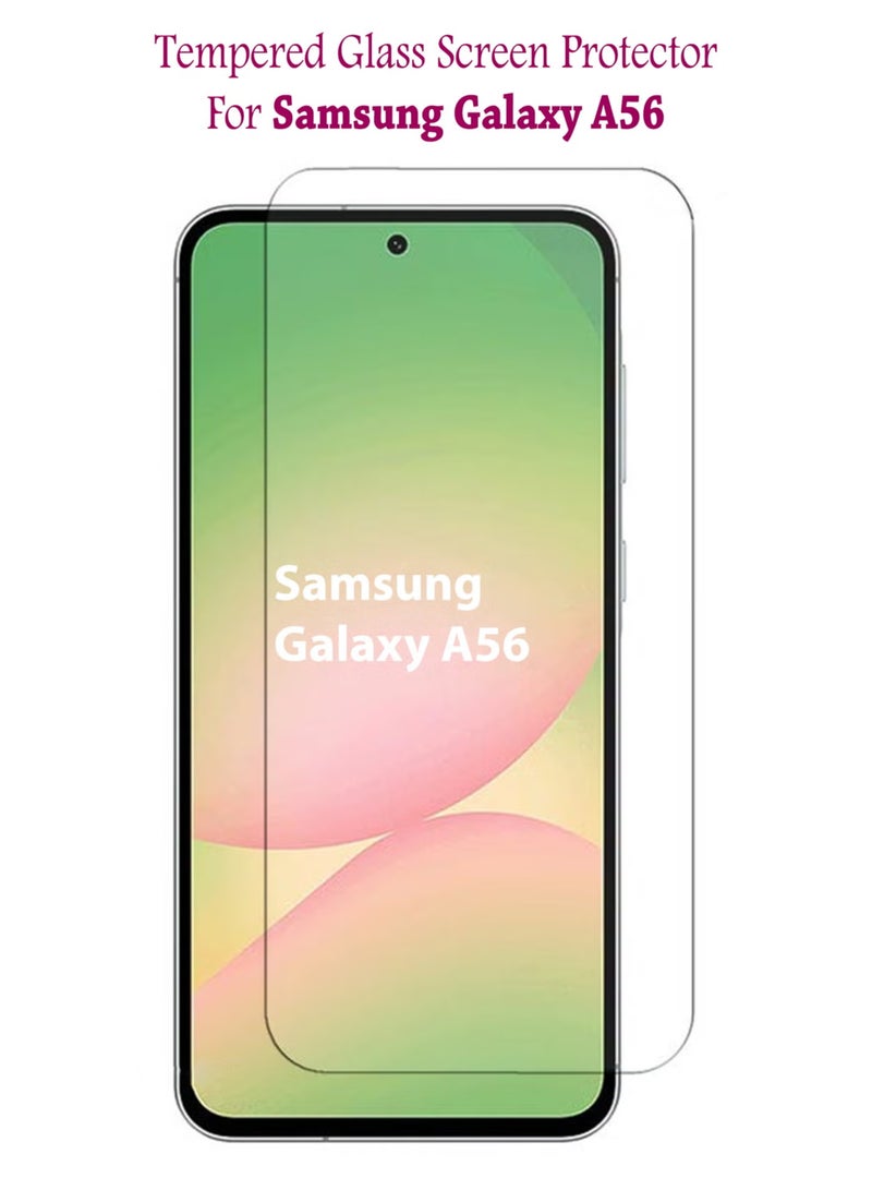 Samsung Galaxy A56 Tempered Glass Screen Protector For Samsung Galaxy A56 - Image 1
