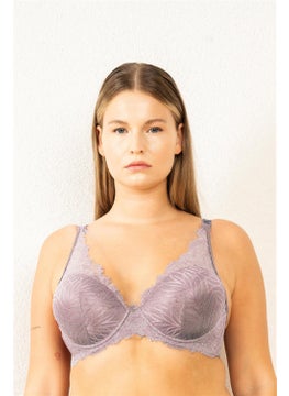 Magic Form 3685 Women's Thin Sponge Lace Support Bra-Zinc  - Image 4