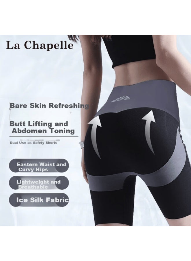La Chapelle 2-pack High Waist Shaping Tummy Control Lifting Shapewear Panties Postpartum Waist Trainer Yoga Safety Shorts - Image 3