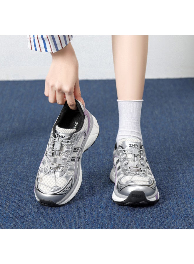 ZHR Buckle Strap】chunky Platform Dad Shoes Women, 2025 Spring Outdoor Casual Sneakers, Versatile Women's Shoes - Image 3