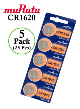 CR1620 Lithium 3V Coin Cell Battery Silver- 25Pcs - pzsku/Z35B77CCC3ACDA0654430Z/45/_/1646400752/a657461e-91f9-4b8a-a3ac-e203a4d45f30