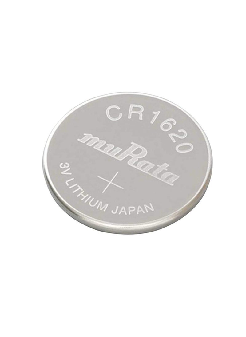muRATA - CR1620 Lithium 3V Coin Cell Battery Silver- 25Pcs - Image 1