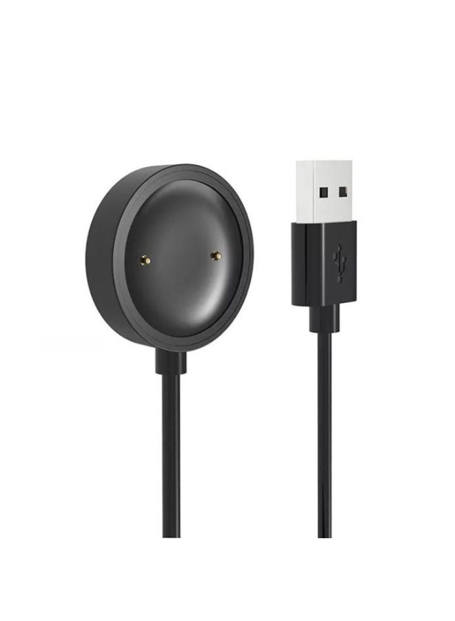 ميبرو قاعدة شحن مغناطيسية لساعة Mibro Lite الذكية، تدعم الشحن السريع والمستقر. شاحن USB متين مزود بحماية أمان وشحن فعال للاستخدام اليومي. - Image 1