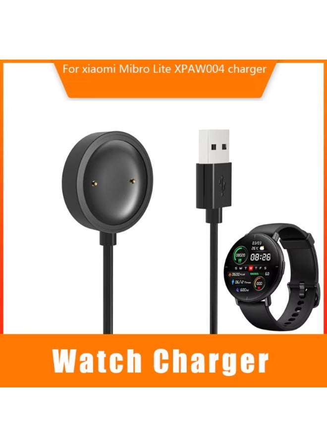 ميبرو قاعدة شحن مغناطيسية لساعة Mibro Lite الذكية، تدعم الشحن السريع والمستقر. شاحن USB متين مزود بحماية أمان وشحن فعال للاستخدام اليومي. - Image 2
