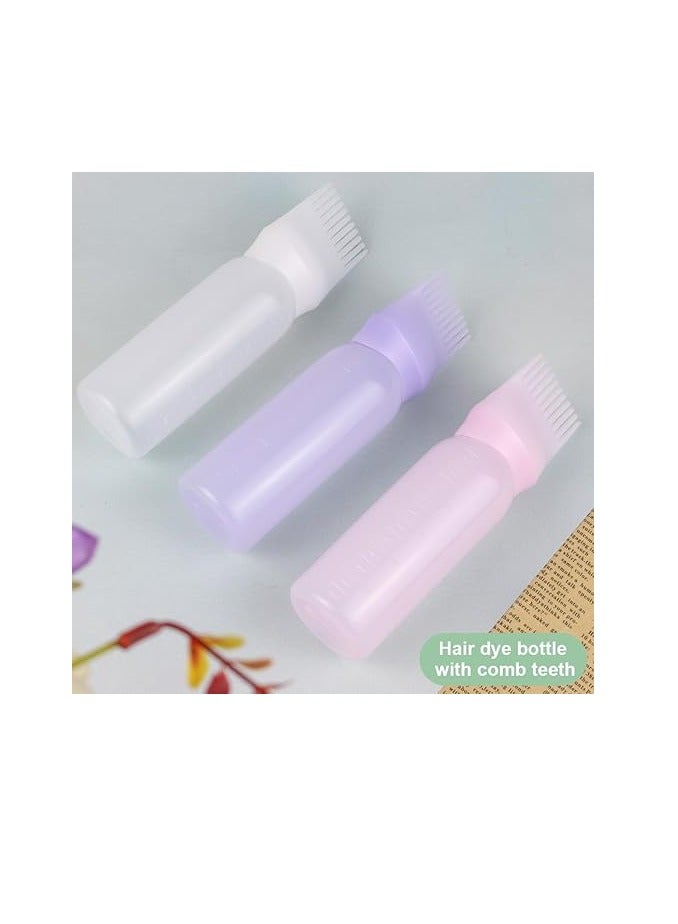 Generic Hair Oil Bottle, Oil Comb 120ML Hair Tools Hair Dye Applicator Brush Bottles Styling Tool Hair Coloring 1 PCS - Image 1