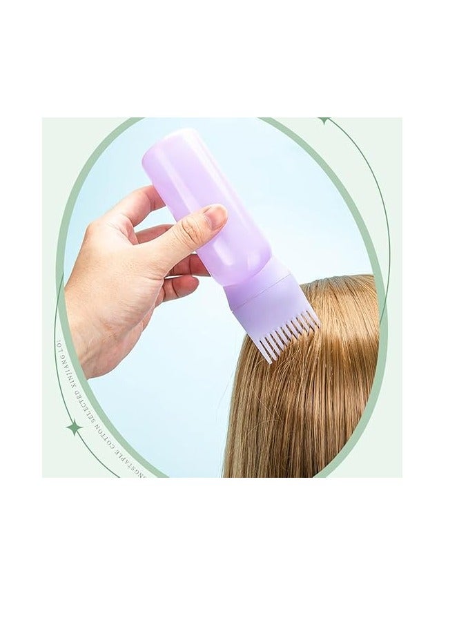 Generic Hair Oil Bottle, Oil Comb 120ML Hair Tools Hair Dye Applicator Brush Bottles Styling Tool Hair Coloring 1 PCS - Image 2