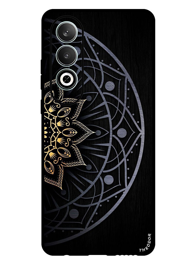 Theodor Protective Case Anti Scratch Shock Proof Bumper Cover For OnePlus Nord CE 4 Floral Art 2 - Image 1