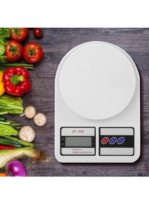 Digital kitchen scale - 10 kg, 1 gram sensitivity
