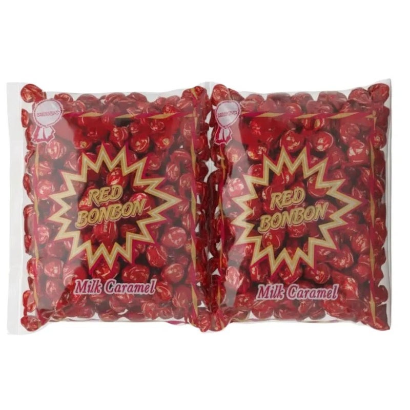 حلوى مينو الحمراء بن بن بنكهة الكراميل بالحليب - 2X400 جرام