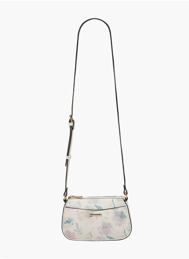 سيليست Women Floral Print Crossbody Bag with Adjustable Strap