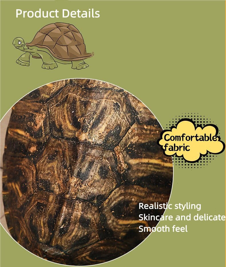 CARTBAE 39.3IN Funny Wearable Turtle Shell Pillows Creativity Turtle Pillow Sea Tortoise Animal Costume Creative Gift for Party Decor - Image 4