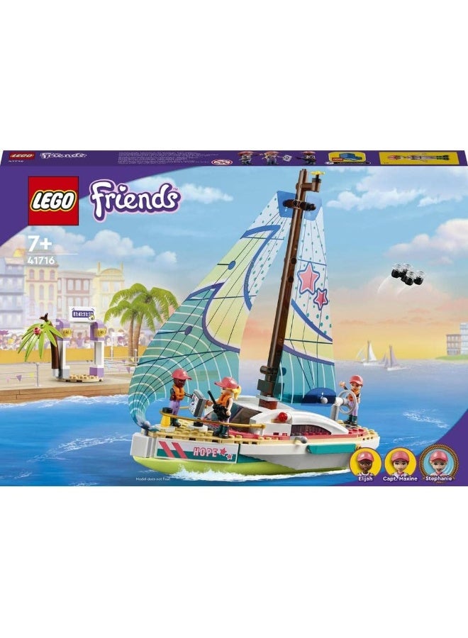 LEGO مجموعة بناء مغامرة ستيفاني في الإبحار 41716 من ليجو فريندز (309 قطعة) - Image 1