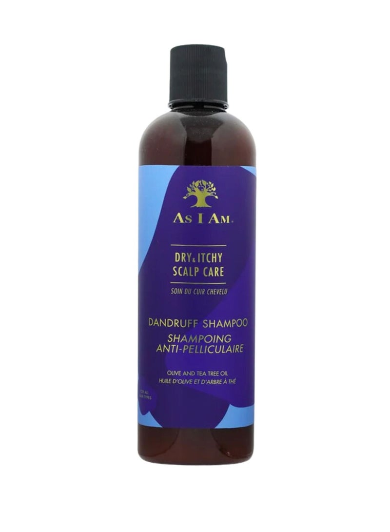 آز أي آم شامبو للعناية بفروة الرأس الجافة والحكة مع زيت الزيتون وشجرة الشاي - 12 أونصة - Image 1