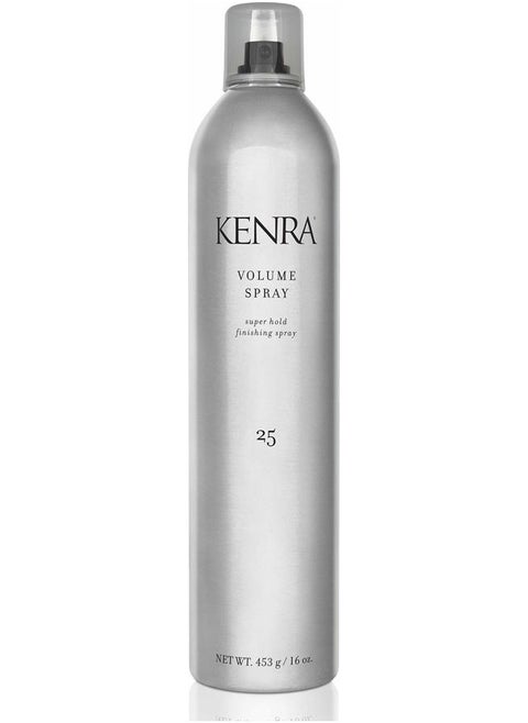 Kenra Volume Spray 25 50% | Super Hold Finishing & Styling Hairspray | Flake-free & Fast-drying | Wind & Humidity Resistance | All Hair Types | 16 oz
