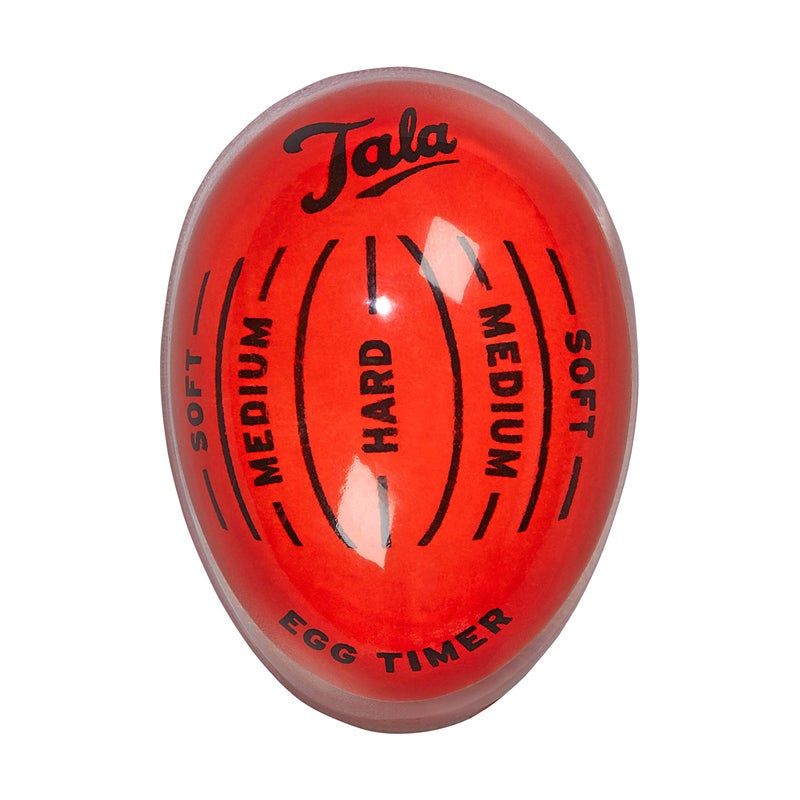 Tala Colour Changing Egg Timer The Perfect Tool for ensuring your Eggs are cooked to perfection and the easy to read display will indicate if your Eggs are Soft Medium or Hard