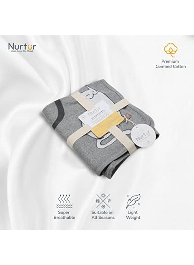 نورتر بطانية أطفال منسوجة من القطن بنسبة 100% Trha24226 - Image 3