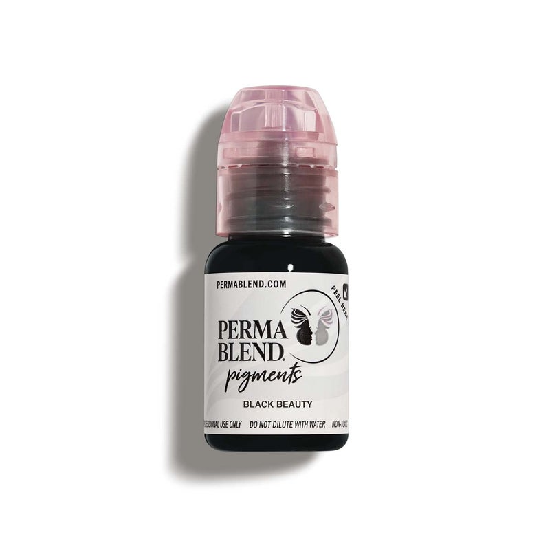 Perma Blend Perma Blend  Black Beauty  Microblading Ink for Permanent Eyeliner  Professional Tattoo Ink  Black Tattoo Ink Makeup  Vegan 05 oz