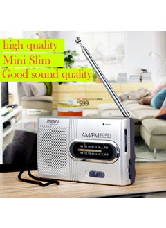Generic Portable Vintage AM/FM Radio Mini Speaker for Elderly 