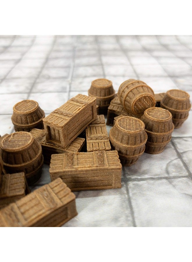 Extruded Gaming Armory Crates And Gunpowder Barrels - Image 4