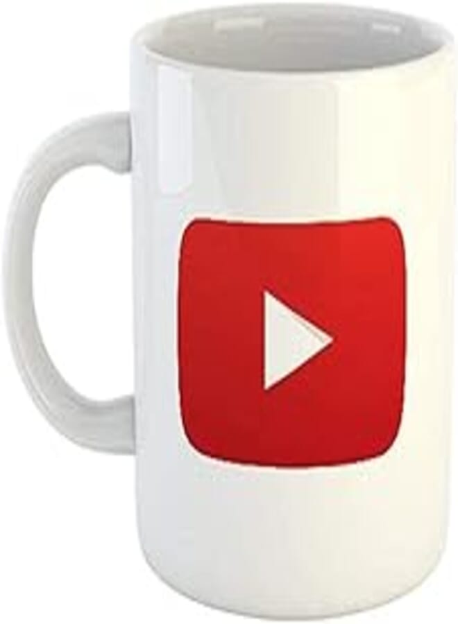 OR Youtube Mug (white) with Coaster