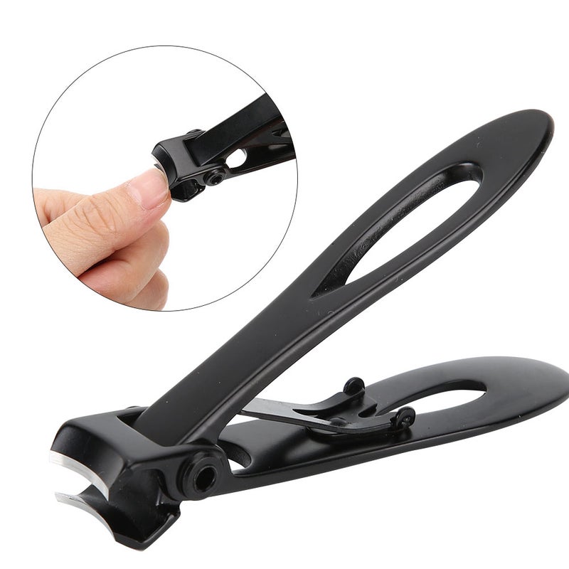 Stainless Steel Large Nail Clipper Finger Cutter Trimmer Scissor Pedicure Manicure ToolBlack - Image 5