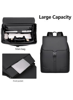 التمريض الجوي حقيبة ظهر Skycare Sturdy Commuter للعمل، حقيبة كمبيوتر محمول مقاس 15.6 بوصة للرجال والنساء أثناء العمل والسفر وصالة الألعاب الرياضية  - Image 2