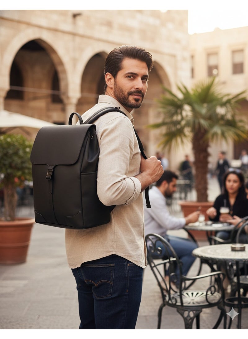 Skycare Sturdy Commuter Backpack for Work, 15.6 inch Laptop Bag for Men Women Working Business Traveling GYM - Image 2