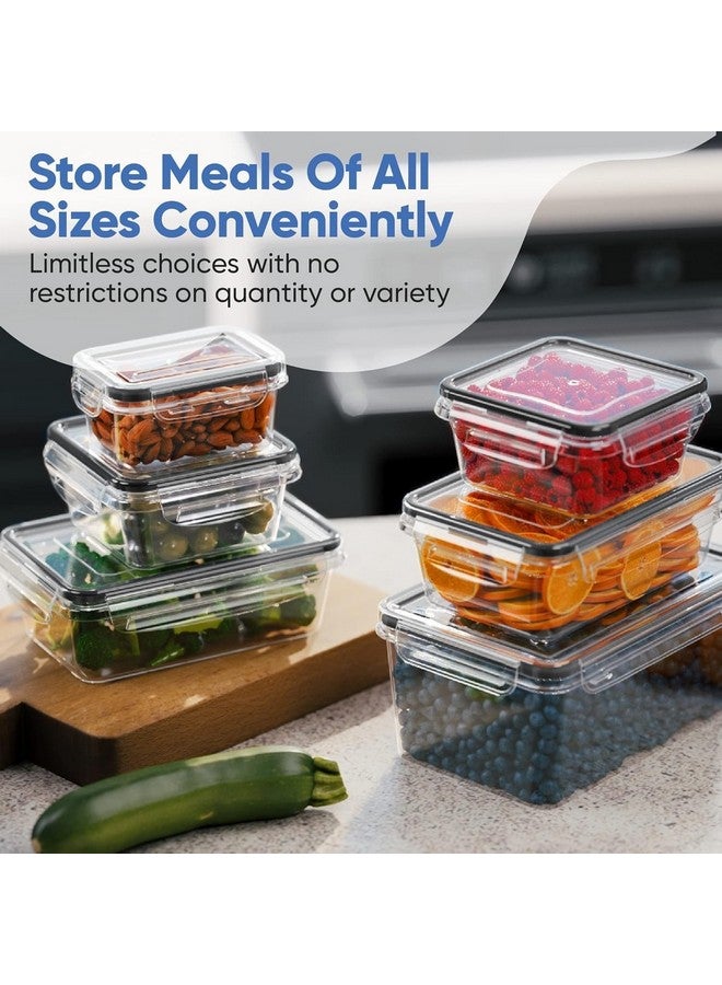 Chef's Path Chefs Path 48 Piece BPA-Free Plastic Food Storage Container Set with 24 Containers and 24 Lids for Kitchen Pantry Organization and Meal Prep - Image 4