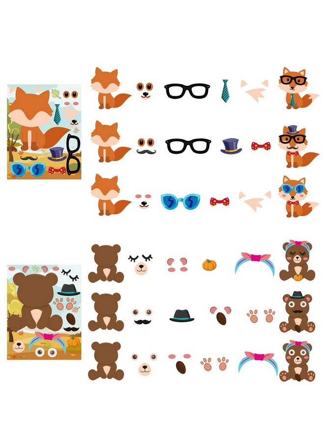 45Pcs Woodland Animals Make A Face Sticker 9 Kinds Diy Your Own Forest Stickers Autumn Dress Up Art Craft Happy Fall Mixed And Matched Party Favor Game And Birthday Decoration For Kid - pzsku/Z35B85620487DEBE3BAA7Z/45/_/1698062388/0e4390e4-9713-40a7-9b7e-a6d9ecbe7947