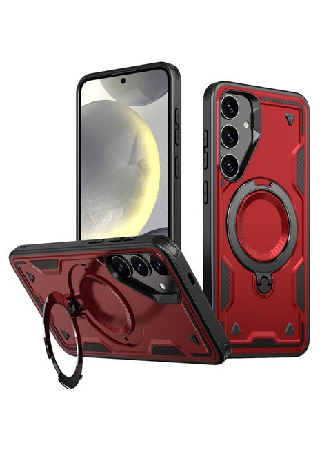 Cross-border Application Of For Samsung Magnetic Suction Phone Case 360 Rotating Magsafe Bracket Anti-fall Protective Cover Multiple Models Available