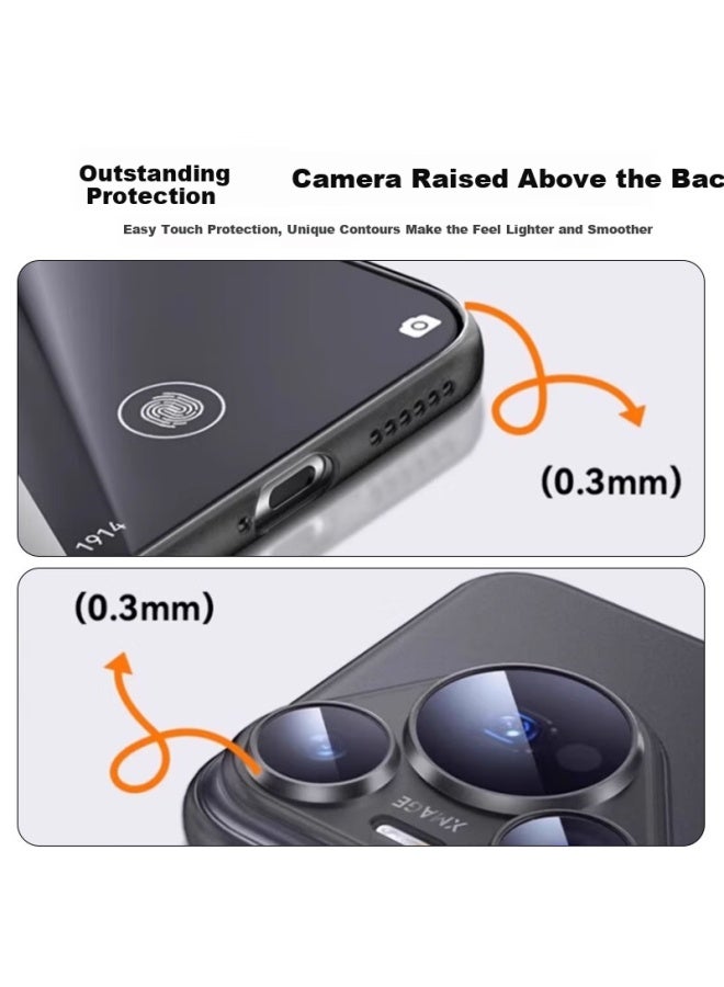 Stiger [Skin Feel Matte] Suitable For Huawei Pura 80 Pro/Pro+ Phone Case Huawei P800 Pro/Pro+ Protective Cover Full Package Anti-Fall Skin-Friendly Matte Anti-Fingerprint Shell For Men And Women - Image 3