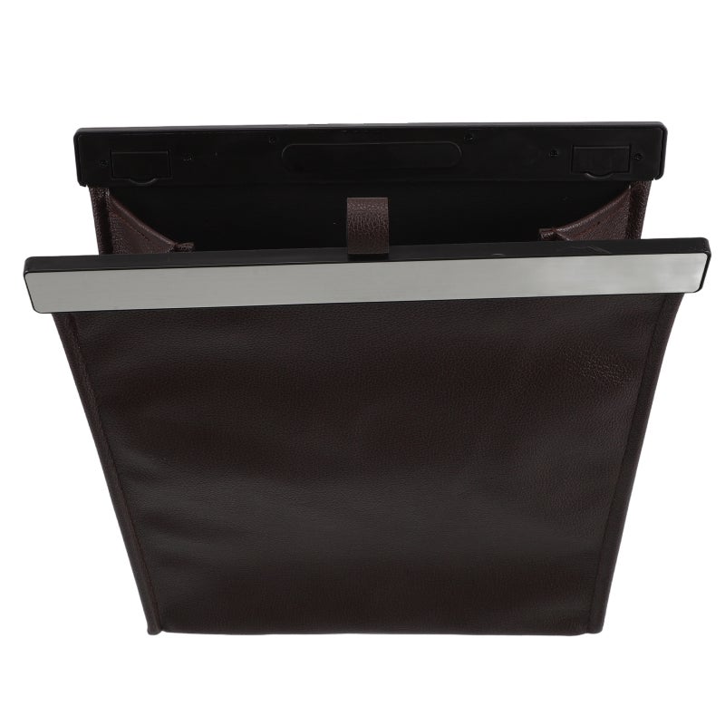 Car Interior Accessory Car Trash Can Multipurpose Hanging Garbage Bag Waste Container Magnetic Storage Bag For Car Back Seat - Image 4
