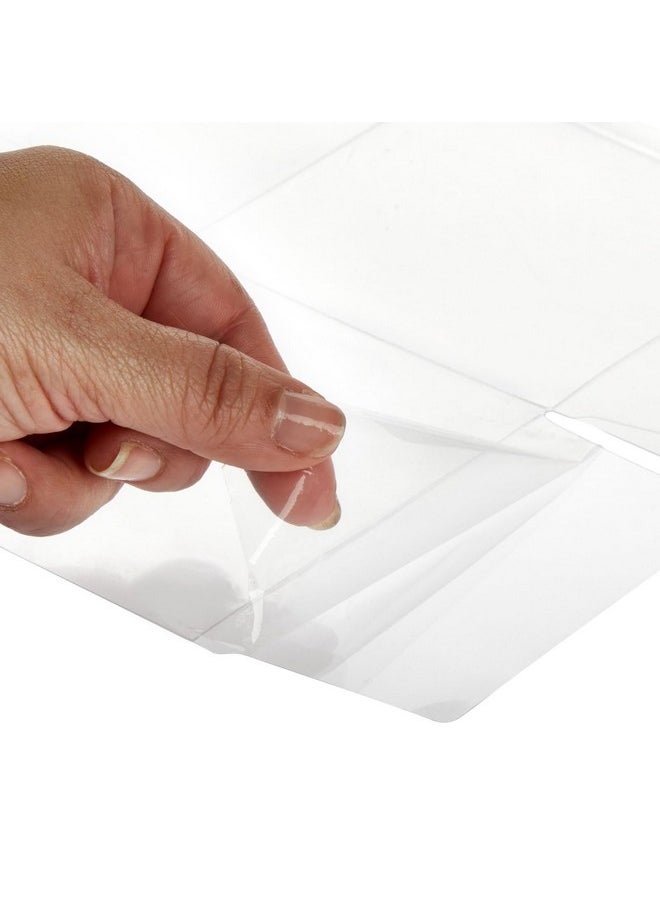 Juvale 30Pack Clear Gift Boxes 6X6X6 In Square Plastic Transparent Boxes For Cakes Wedding Baby Shower Birthday Party  - Image 4