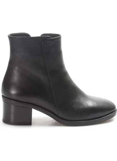 Fast Step Genuine Leather Fur Black Women's Classic Boots 757kza2655