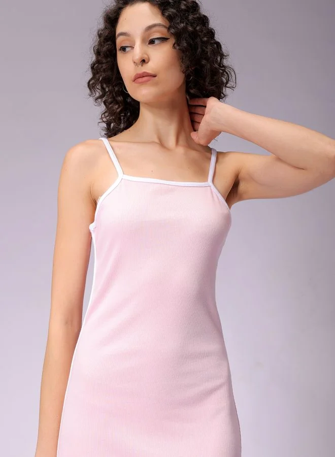 مرفوعة Women Fitted Casual Solid Maxi Dress
