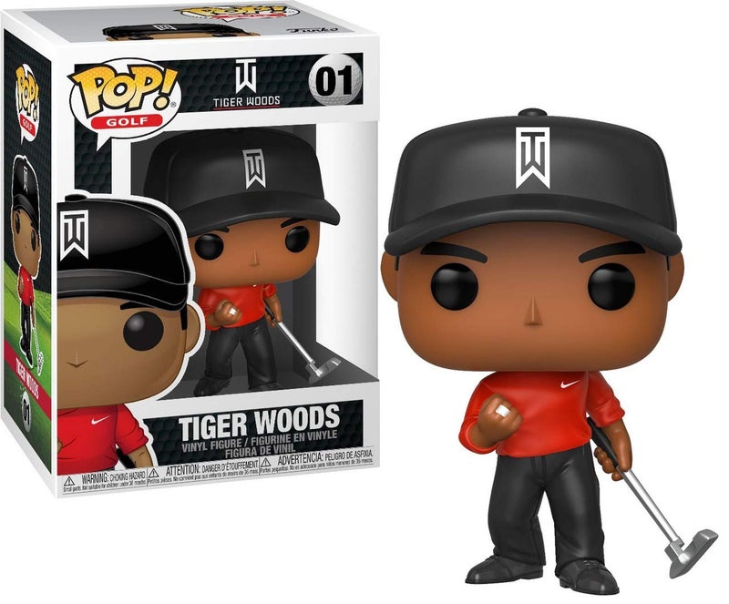 Funko Pop Golf Tiger Woods Red Shirt - Image 1