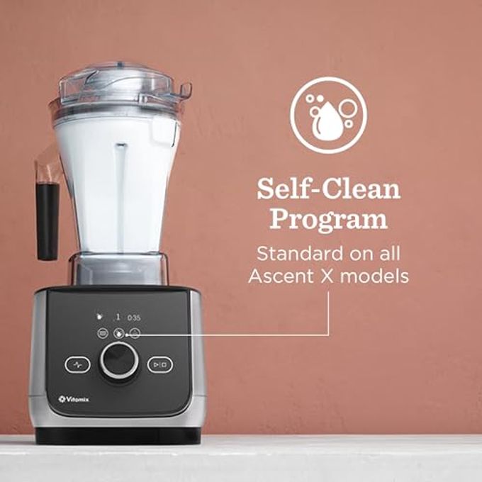 Vitamix Ascent Series X4 Blender with Five Blending Programs, Self-Cleaning Program, Professional-Grade Blender for Smoothies, Soups and More, Stainless-Steel Blades, 48 Oz Container, Graphite - Image 2