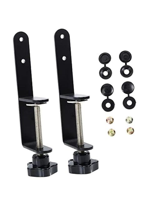 1 Set Perfboard Mounting Clips Pegboards Shelving Hooks Retainer Holder Pegboard Clip Pegboard Install Clip Shelf for Desktop Rope Line Hanger Ordinary Plate Clamp Metal