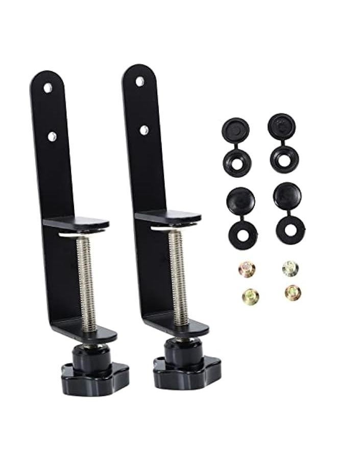 Generic - 1 Set Perfboard Mounting Clips Pegboards Shelving Hooks Retainer Holder Pegboard Clip Pegboard Install Clip Shelf for Desktop Rope Line Hanger Ordinary Plate Clamp Metal - Image 1